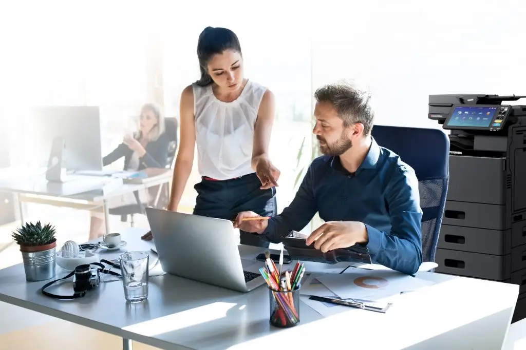 Imprimante multifonction bureau entreprise