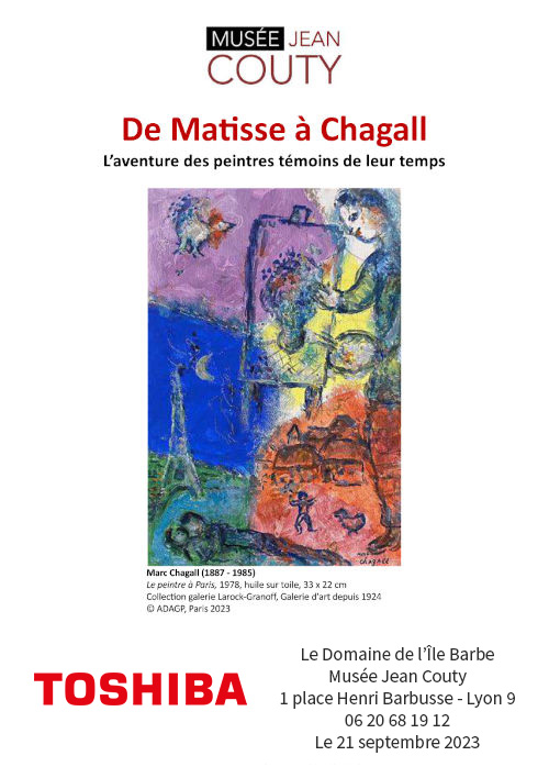 AFFICHE de Matisse a Chagall