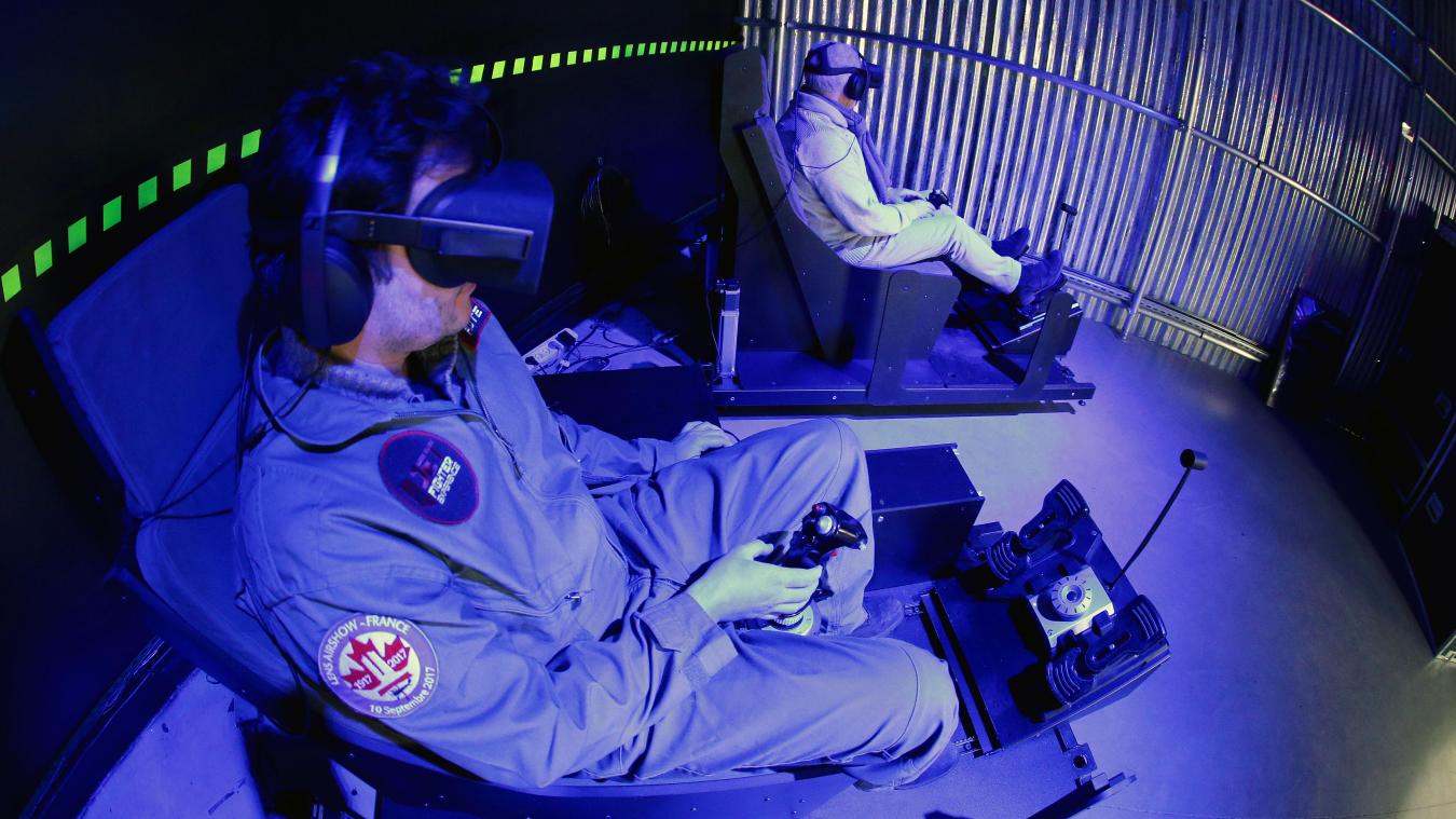 Simulateur de vol en réalité virtuelle